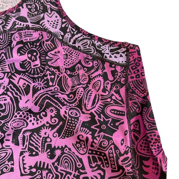 Janji Tank Top Helio Tech Batik Purple Running Essentials Singlet New XS NWT - Picture 4 of 16